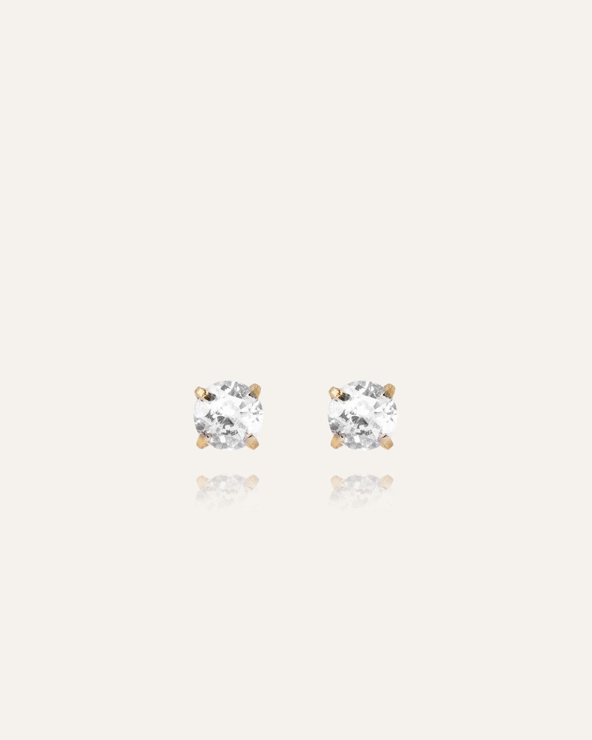 Jolie White Small Studs