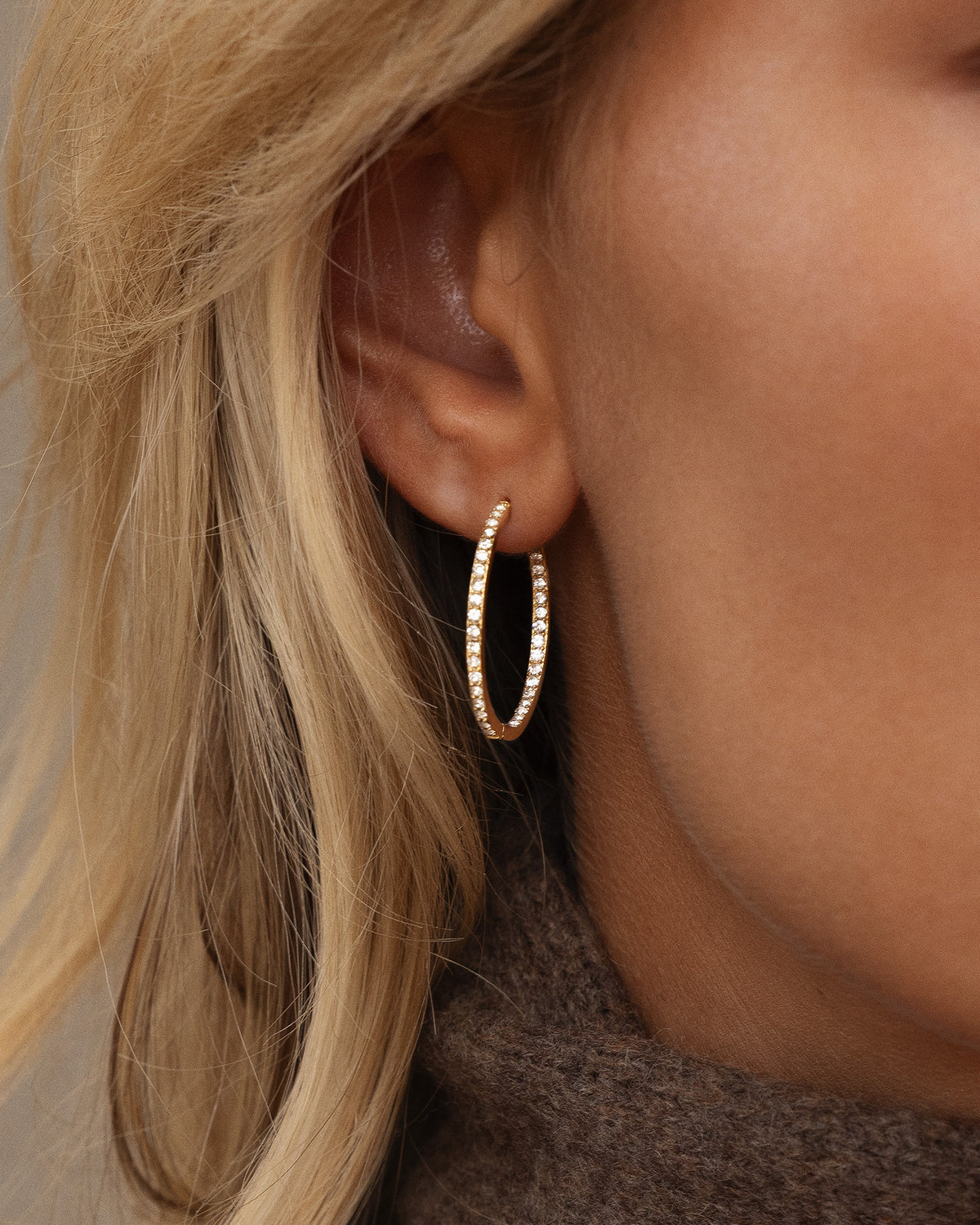 Sparkle Extra Large Hoops