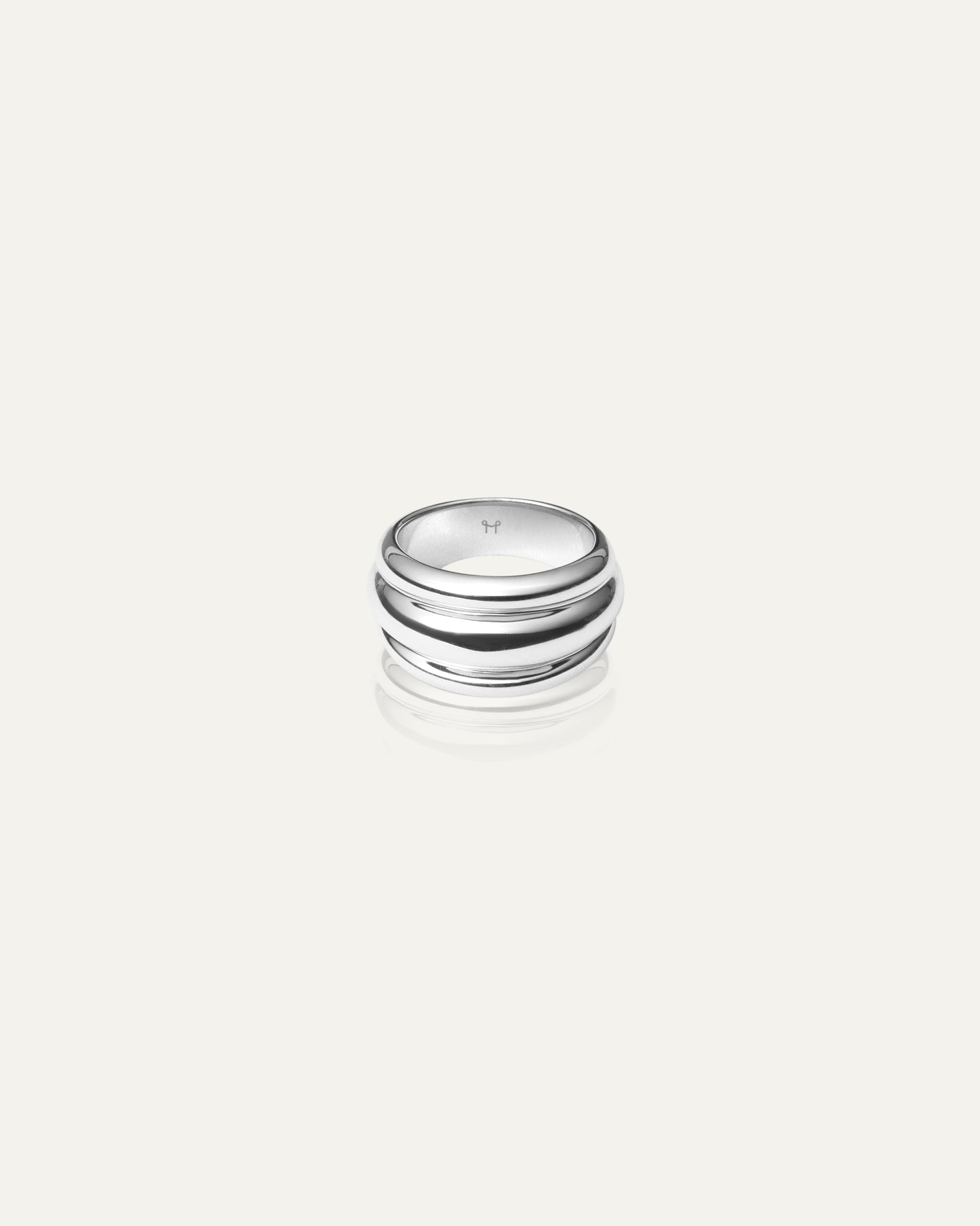 Deco Ribbed Ring