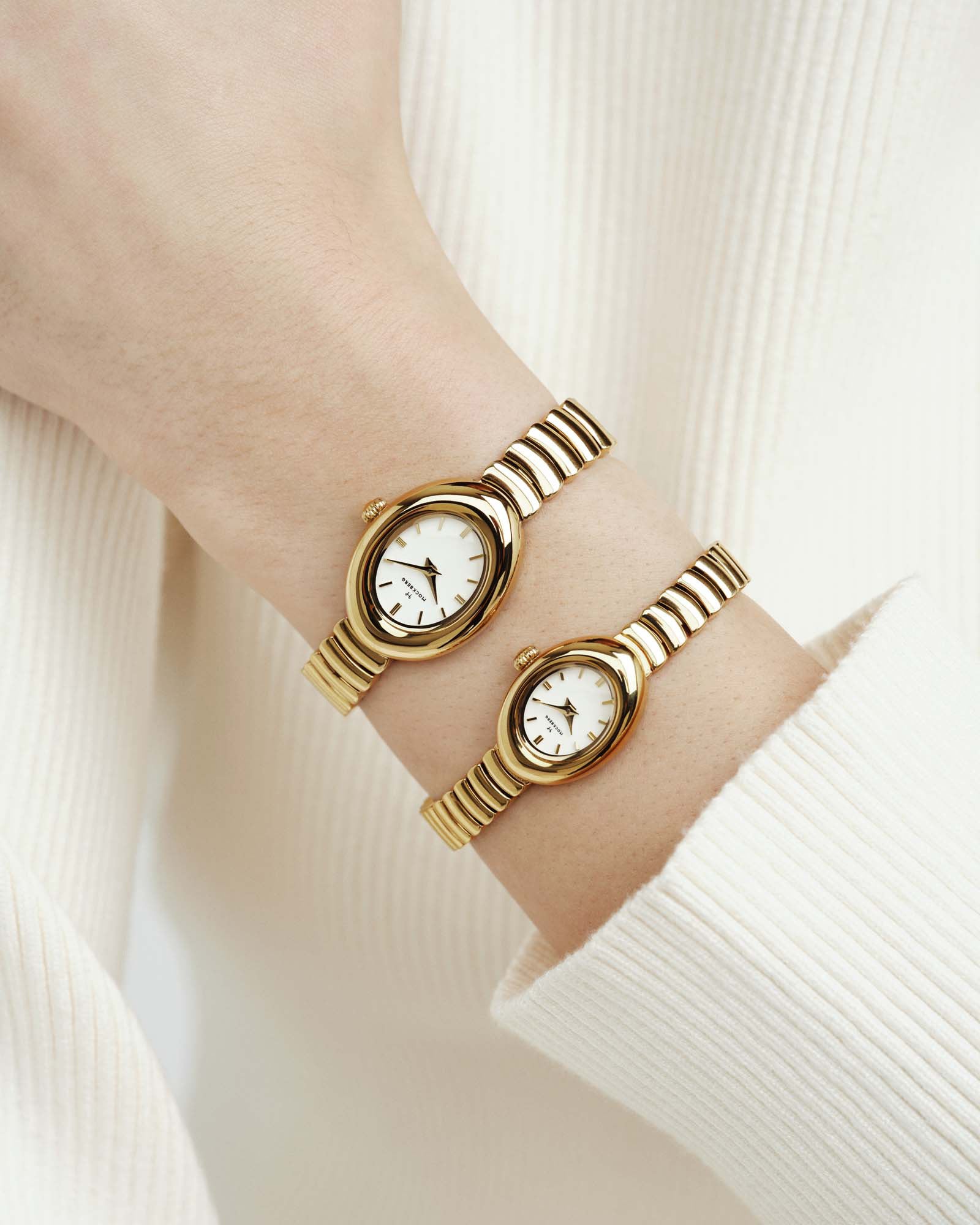 Belle Oval Gold Watch – Mockberg