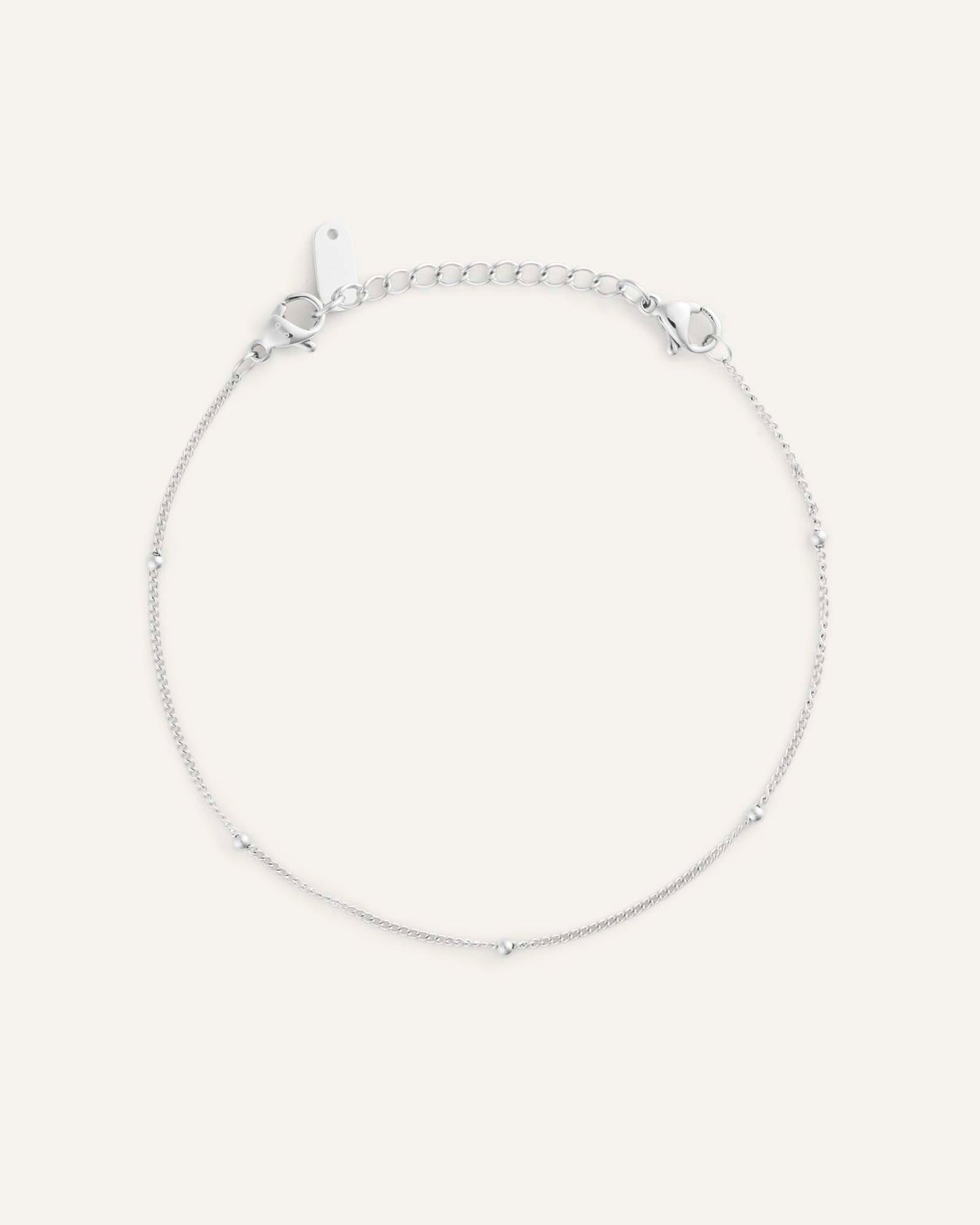 Beaded Chain Steel Bracelet