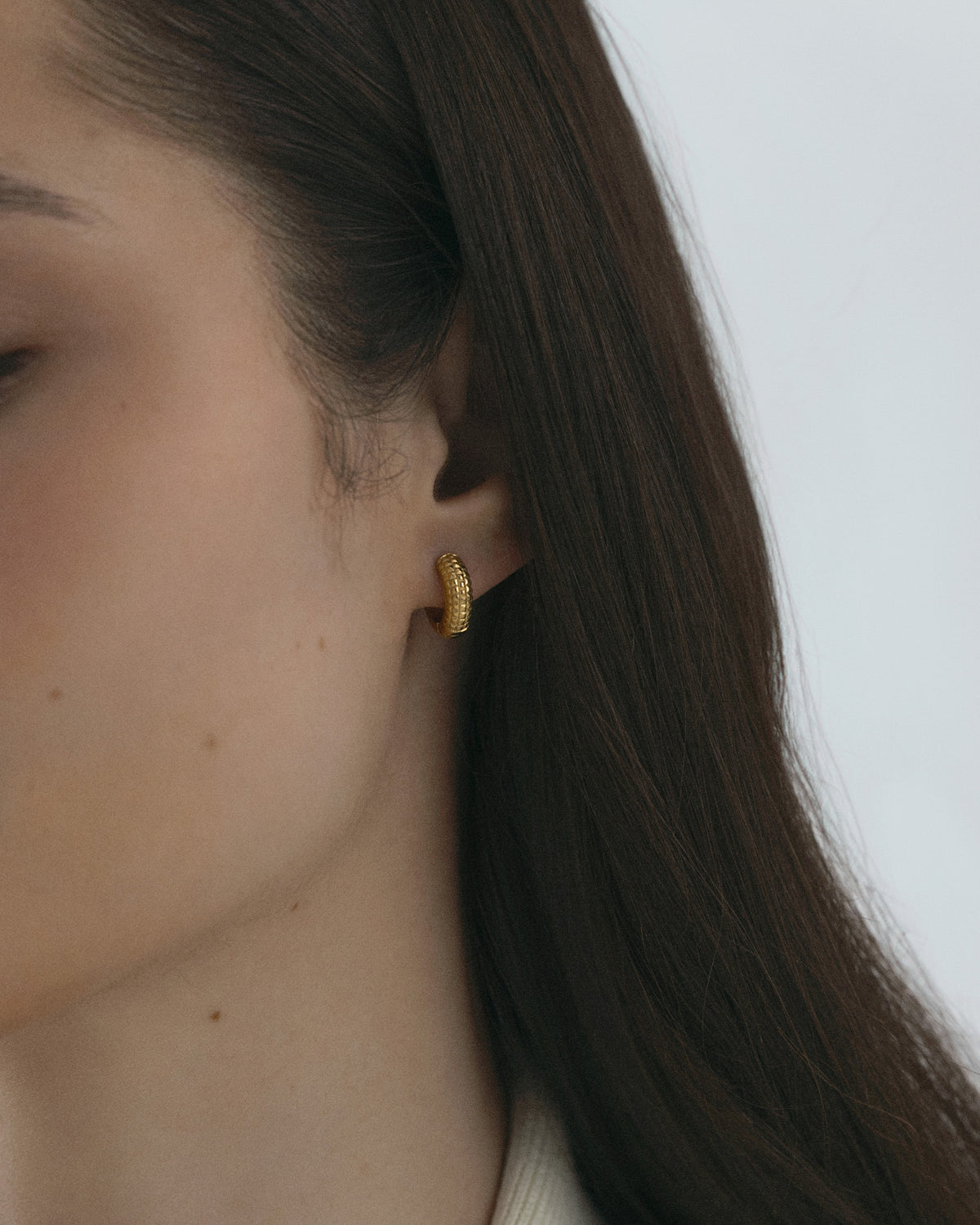 Beaded Hoops Small