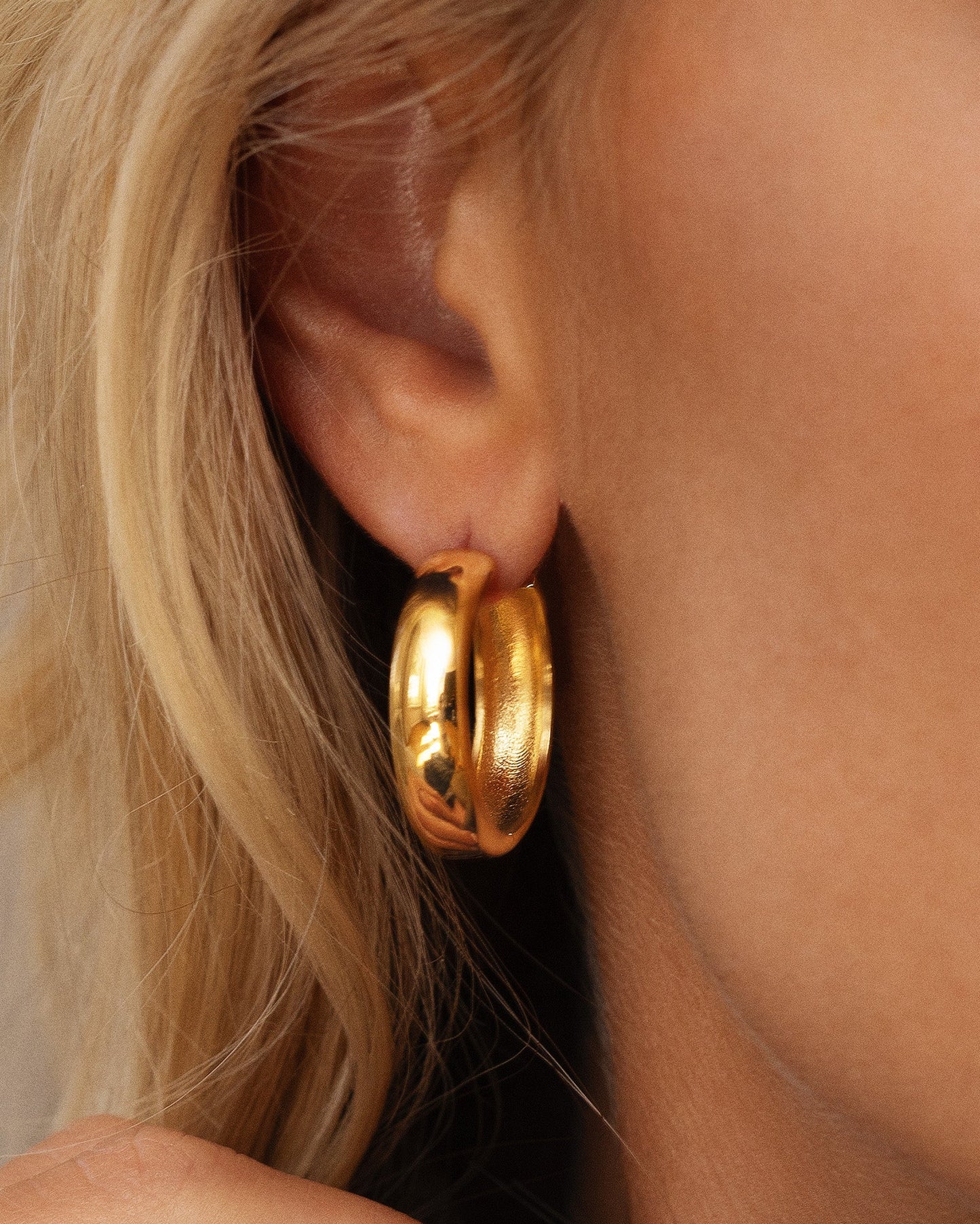 Brave Large Hoops