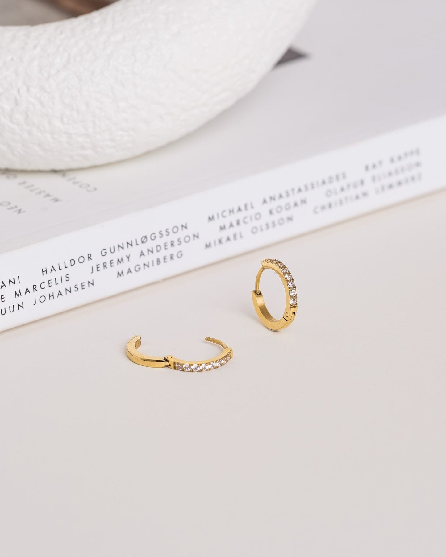 Shiny Gold Hoops Medium