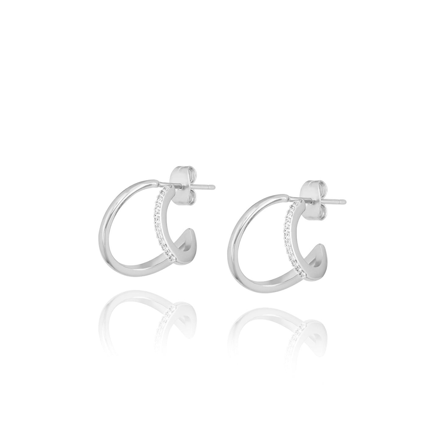 Elegant Earrings Silver