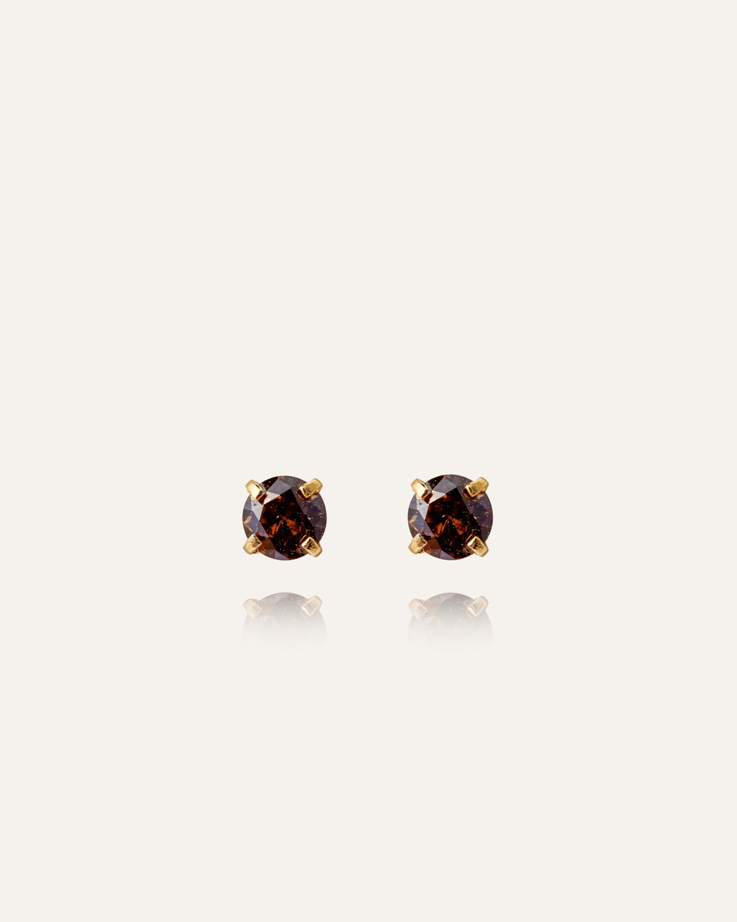 Jolie Coffee Small Studs