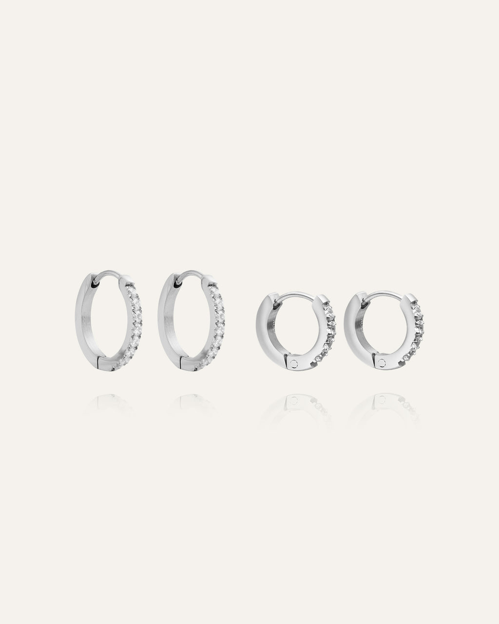 Shiny Set Steel Hoops