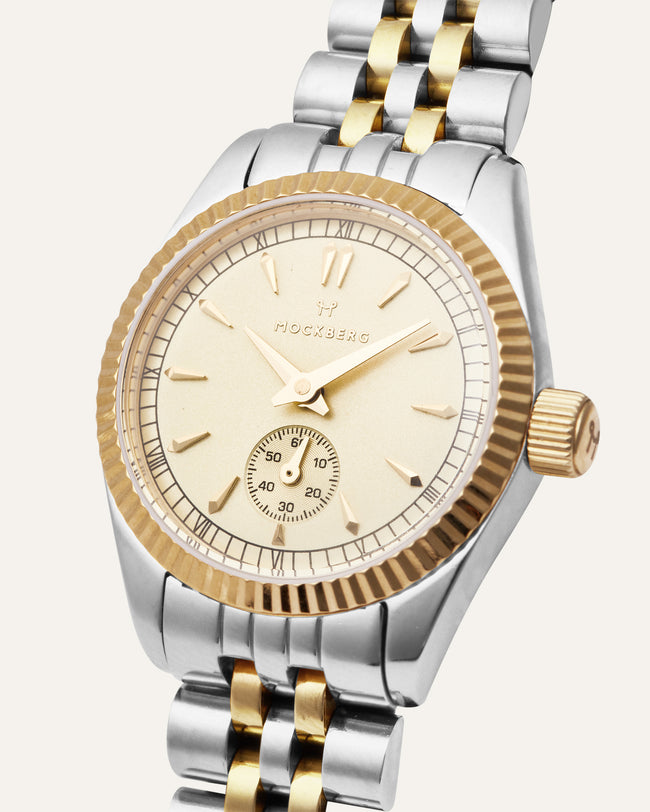 Round Dial Gold & Silver Watches | Mockberg display picture 2