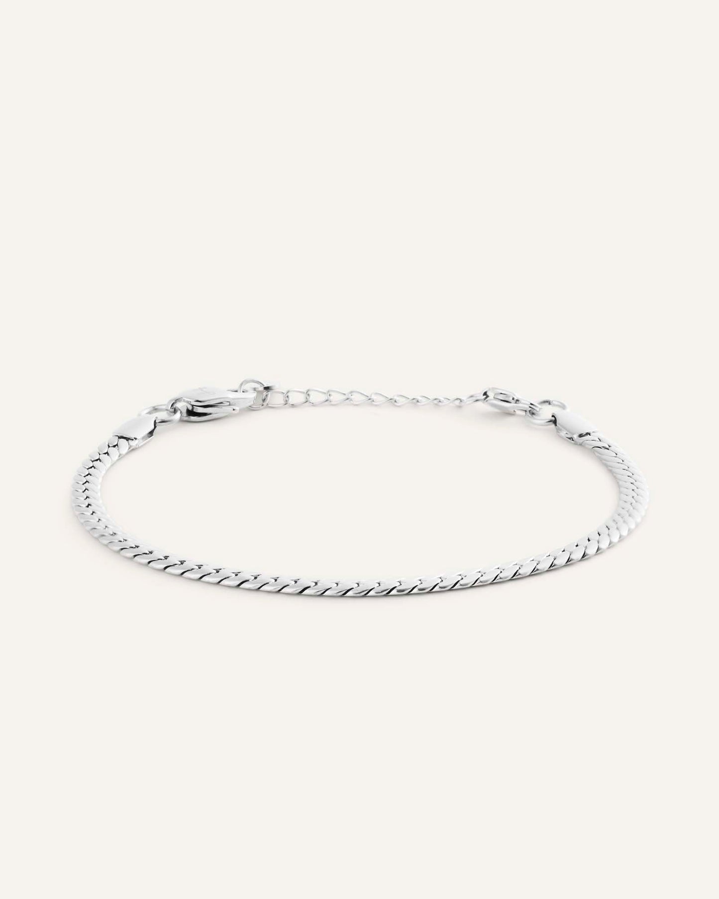 Serpentine Chain Steel Bracelet