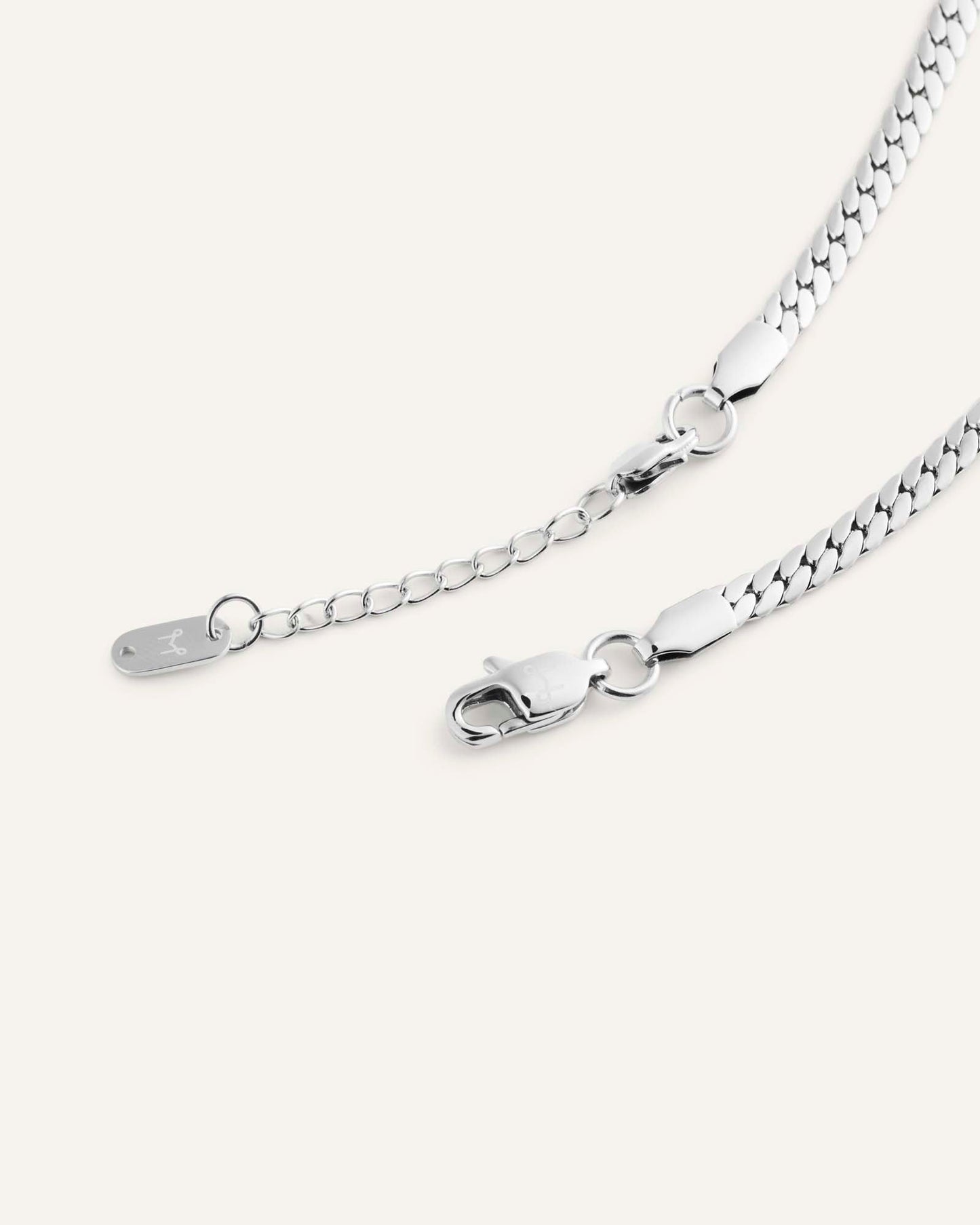 Serpentine Chain Steel Bracelet