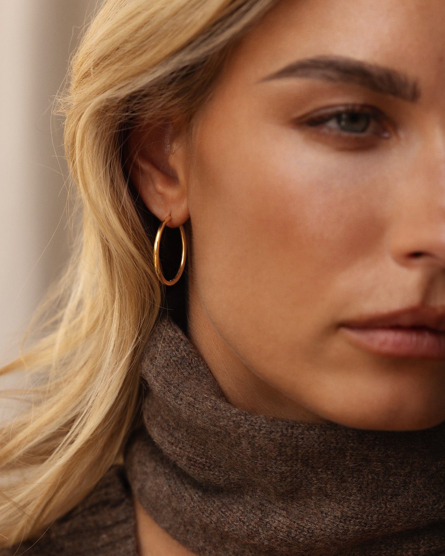 Slim Extra Large Hoops