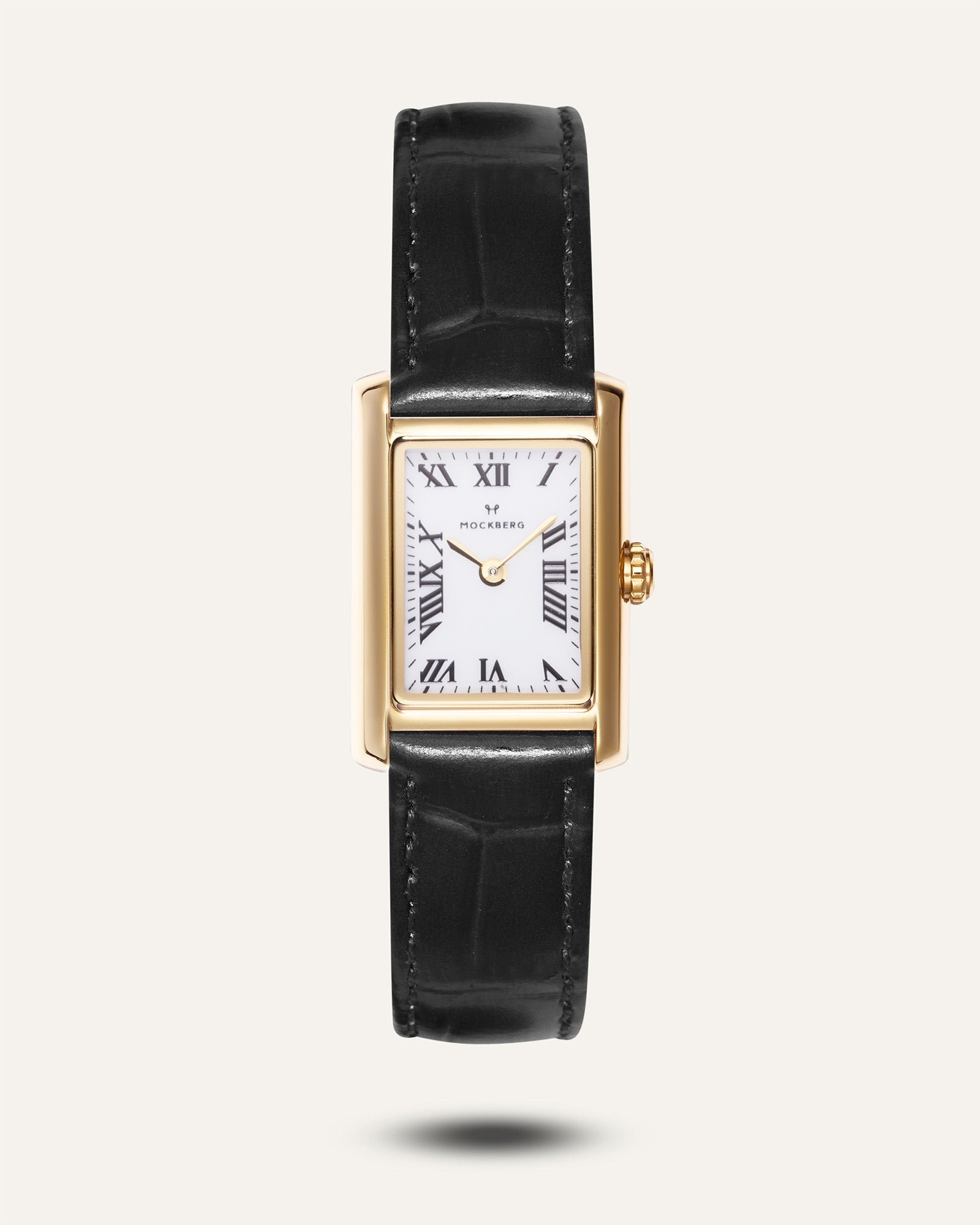 Timeless Black Leather Gold Watch – Mockberg