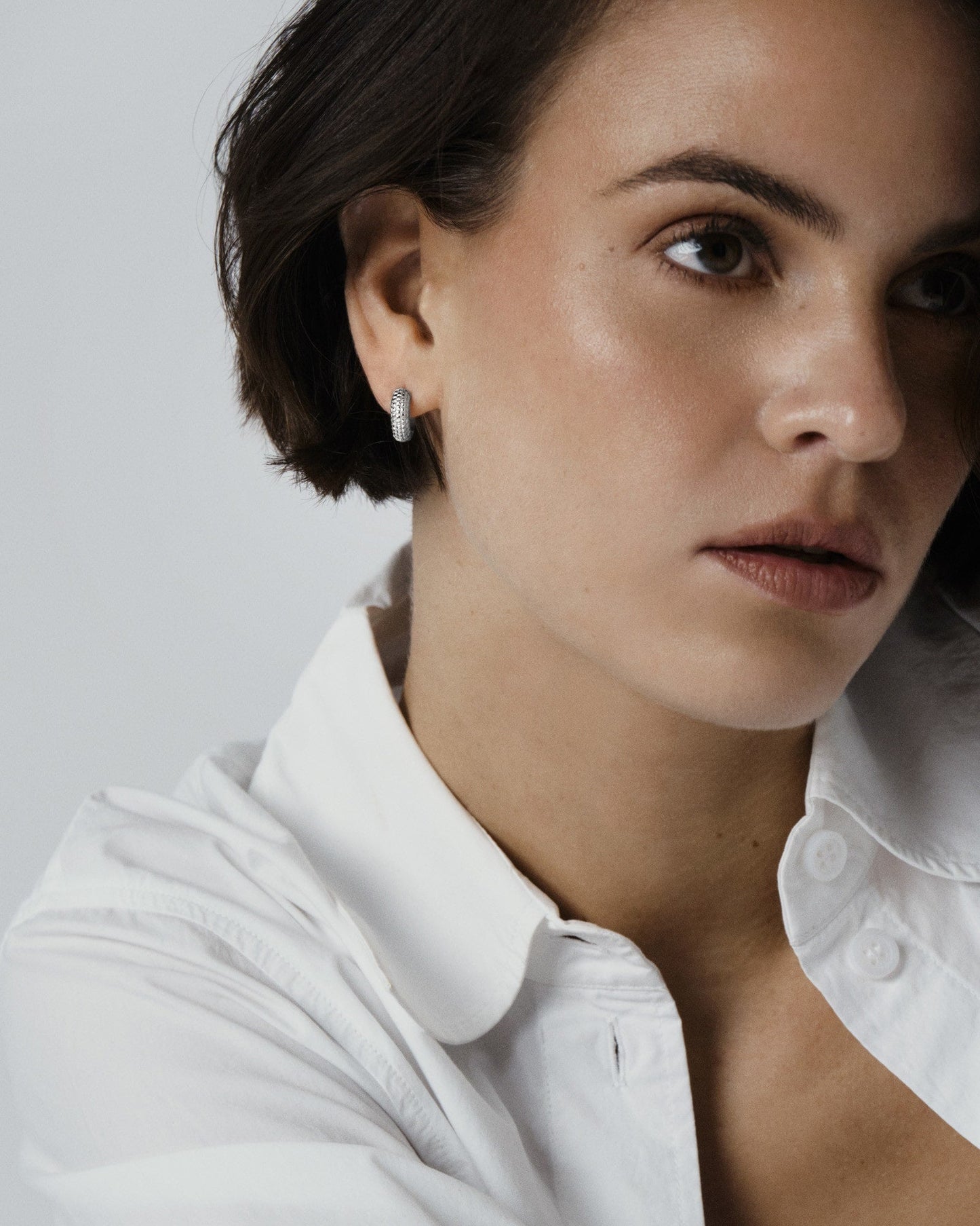 Beaded Hoops Small