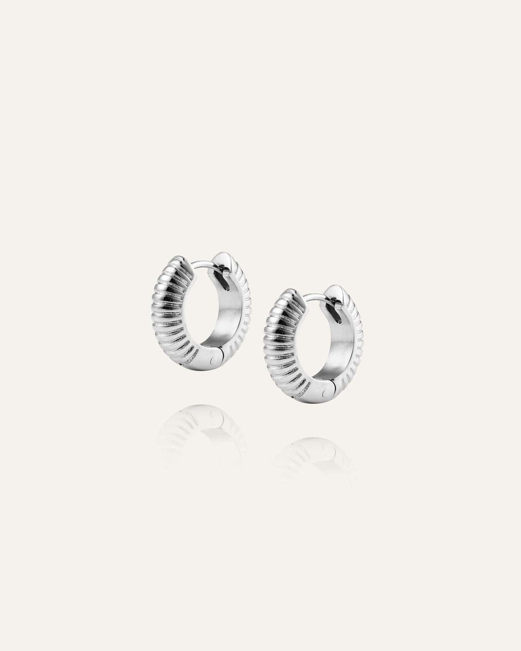 Ribbed Hoops Medium